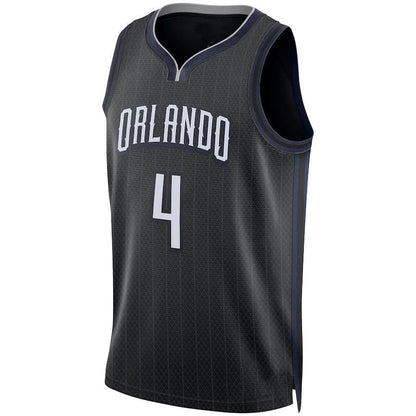 O.Magic #4 Jalen Suggs Unisex 2022-23 Swingman Jersey City Edition  Black Stitched American Basketball Jersey UNEC