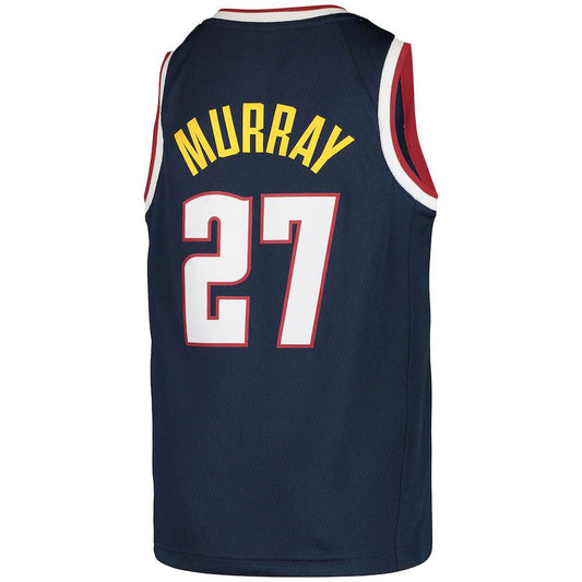 D.Nuggets #27 Jamal Murray 2020-21 Swingman Jersey Icon Edition Navy Stitched American Basketball Jersey UNEC