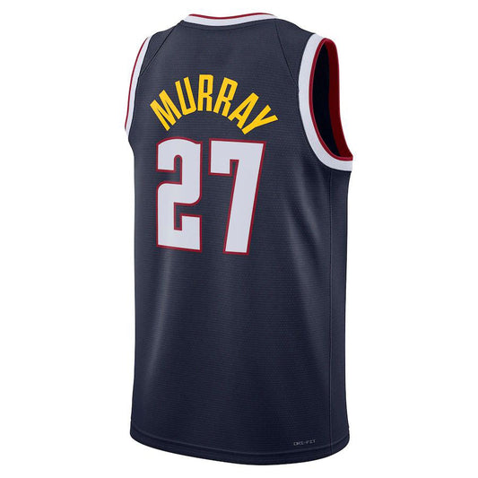 D.Nuggets #27 Jamal Murray Unisex 2022-23 Swingman Jersey Icon Edition Navy Stitched American Basketball Jersey UNEC