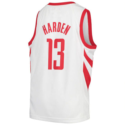 H.Rockets #13 James Harden Swingman Jersey White Classic Edition Stitched American Basketball Jersey UNEC