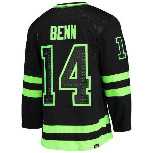 D.Stars #14 Jamie Benn Alternate Captain Patch Primegreen Authentic Pro Player Jersey Stitched American Hockey Jersey UNEC