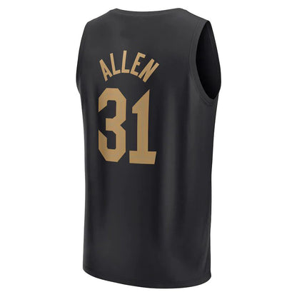 C.Cavaliers #31 Jarrett Allen Fanatics Branded 2022-23 Fast Break Replica Jersey Statement Edition Black Stitched American Basketball Jersey UNEC