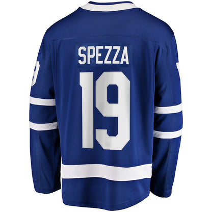 T.Maple Leafs #19 Jason Spezza Fanatics Branded Replica Player Jersey Blue Stitched American Hockey Jersey UNEC