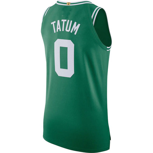 B.Celtics #0 Jayson Tatum 2020-21 Authentic Jersey Icon Edition Kelly Green Stitched American Basketball Jersey UNEC