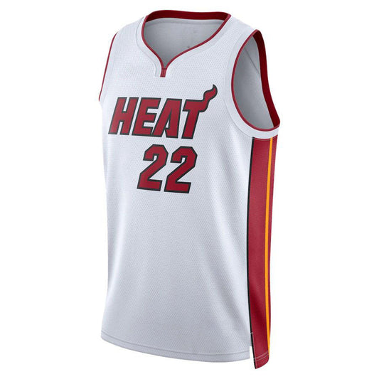 M.Heat #22 Jimmy Butler Unisex 2022-23 Swingman Jersey Association Edition White Stitched American Basketball Jersey UNEC