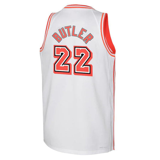 M.Heat #22 Jimmy Butler 2022-23 Swingman Jersey White Classic Edition Stitched American Basketball Jersey UNEC