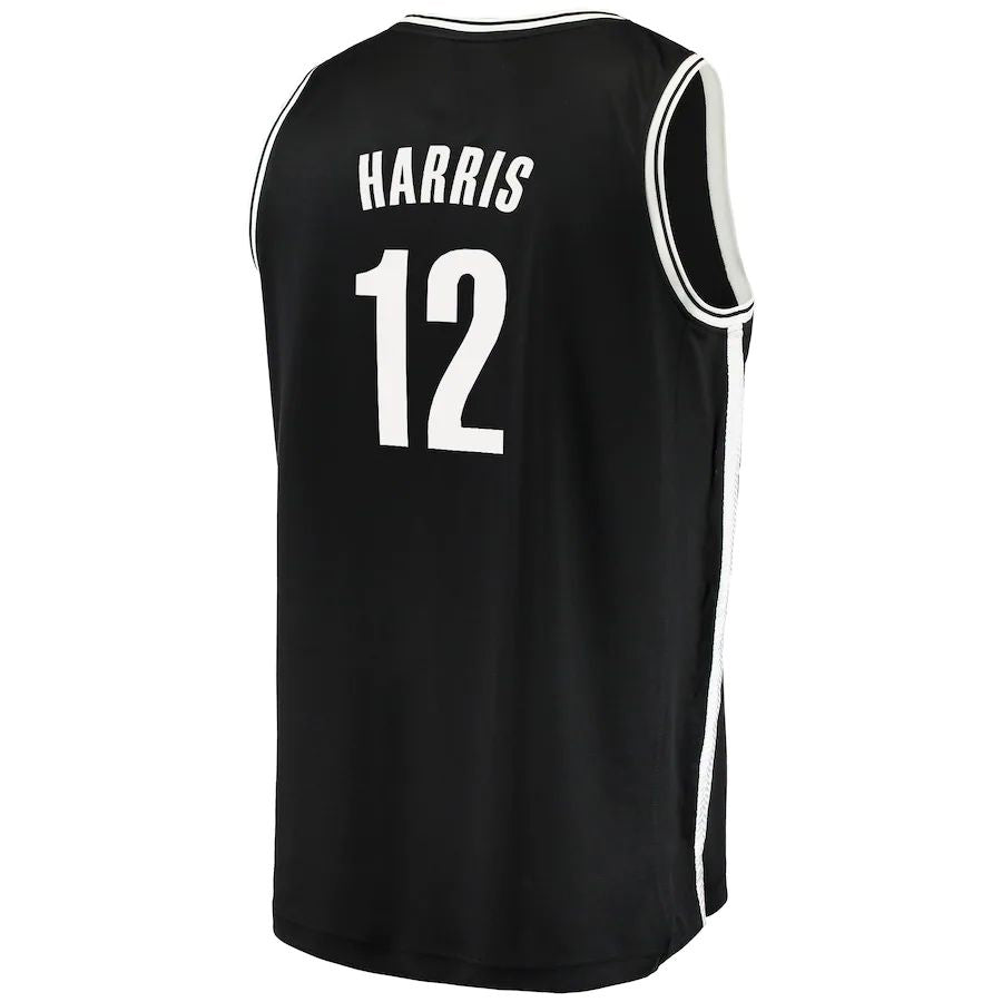 B.Nets #12 Joe Harris Fanatics Branded 2022-23 Fastbreak Jersey City Edition White Stitched American Basketball Jersey UNEC
