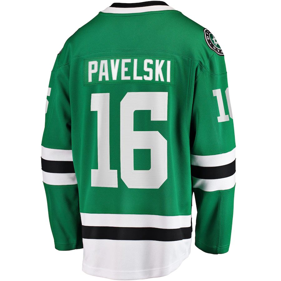 D.Stars #16 Joe Pavelski Fanatics Branded Breakaway Home Player Jersey  Kelly Green Stitched American Hockey Jersey UNEC