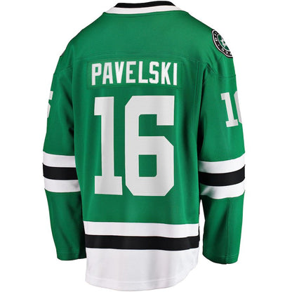 D.Stars #16 Joe Pavelski Fanatics Branded Breakaway Home Player Jersey  Kelly Green Stitched American Hockey Jersey UNEC