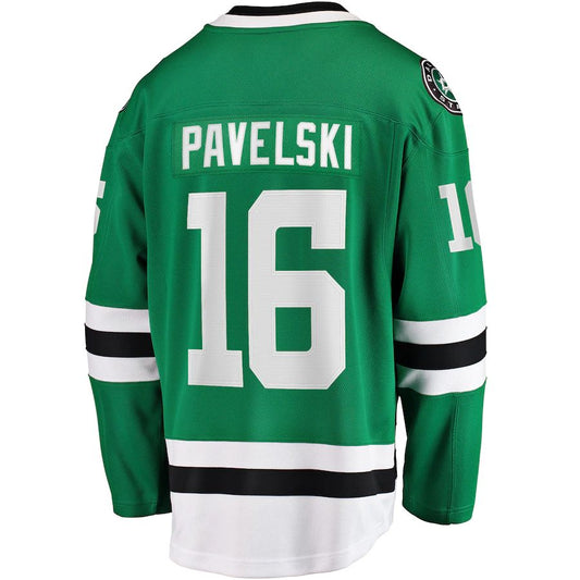 D.Stars #16 Joe Pavelski Fanatics Branded Breakaway Home Player Jersey  Kelly Green Stitched American Hockey Jersey UNEC