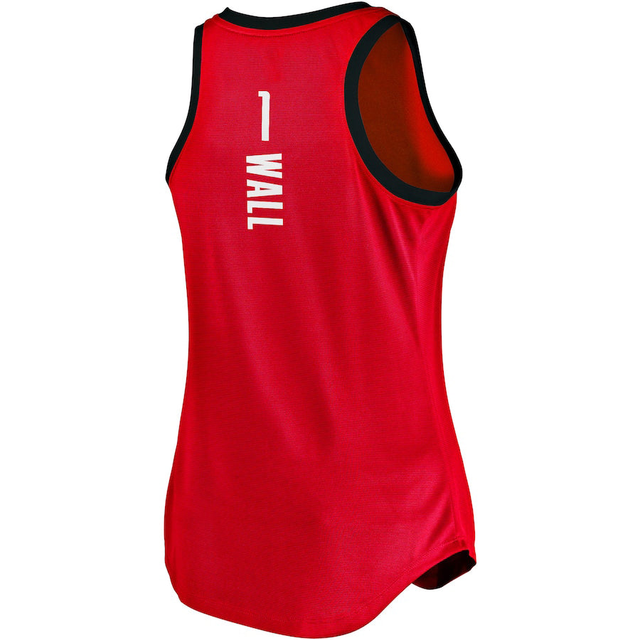 H.Rockets #1 John Wall Fanatics Branded 2020-21 Fast Break Tank Jersey Icon Edition Red Stitched American Basketball Jersey UNEC