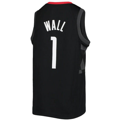 H.Rockets #1 John Wall Jordan Brand 2020-21 Player Jersey Statement Edition Black Stitched American Basketball Jersey UNEC