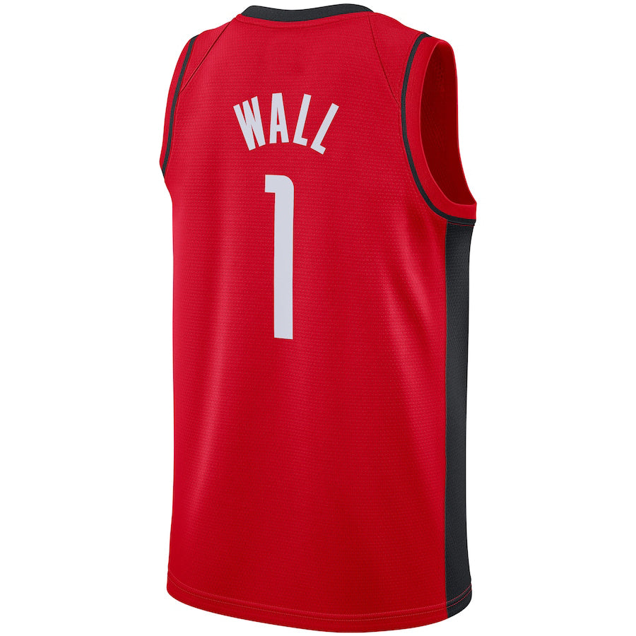 H.Rockets #1 John Wall 2020-21 Swingman Jersey Icon Edition Red Stitched American Basketball Jersey UNEC