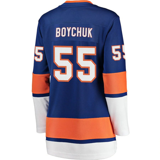 NY.Islanders #55 Johnny Boychuk Fanatics Branded Breakaway Player Jersey Royal Stitched American Hockey Jersey UNEC
