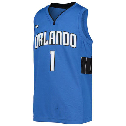 O.Magic #1 Jonathan Isaac Jordan Brand  2020-21 Player Jersey Statement Edition Blue Stitched American Basketball Jersey UNEC