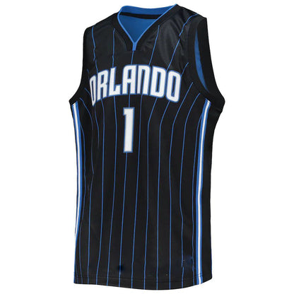 O.Magic #1 Jonathan Isaac 2021-22 Diamond Swingman Jersey Black Icon Edition Stitched American Basketball Jersey UNEC