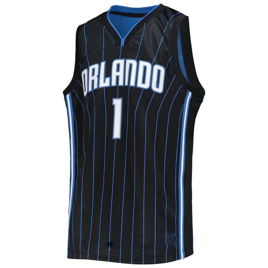 O.Magic #1 Jonathan Isaac 2021-22 Diamond Swingman Jersey Black Icon Edition Stitched American Basketball Jersey UNEC