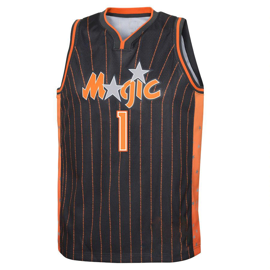 O.Magic #1 Jonathan Isaac 2021-22 Swingman Jersey City Edition Black Stitched American Basketball Jersey UNEC
