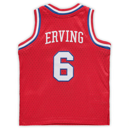 PH.76ers #6 Julius Erving Mitchell & Ness Infant 1982-83 Hardwood Classics Retired Player Jersey  Red Stitched American Basketball Jersey UNEC