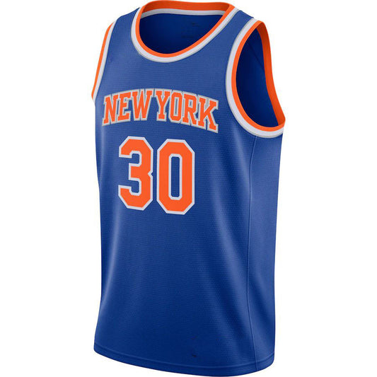 NY.Knicks #30 Julius Randle 2020-21 Swingman Jersey Icon Edition  Blue Stitched American Basketball Jersey UNEC