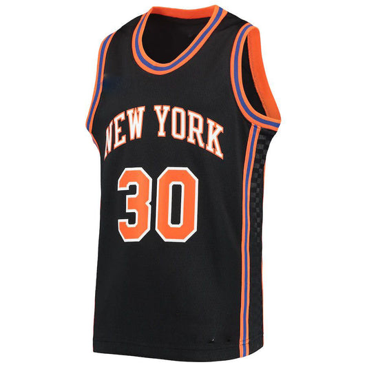 NY.Knicks #30 Julius Randle 2021-22 Swingman Jersey City Edition Navy Stitched American Basketball Jersey UNEC