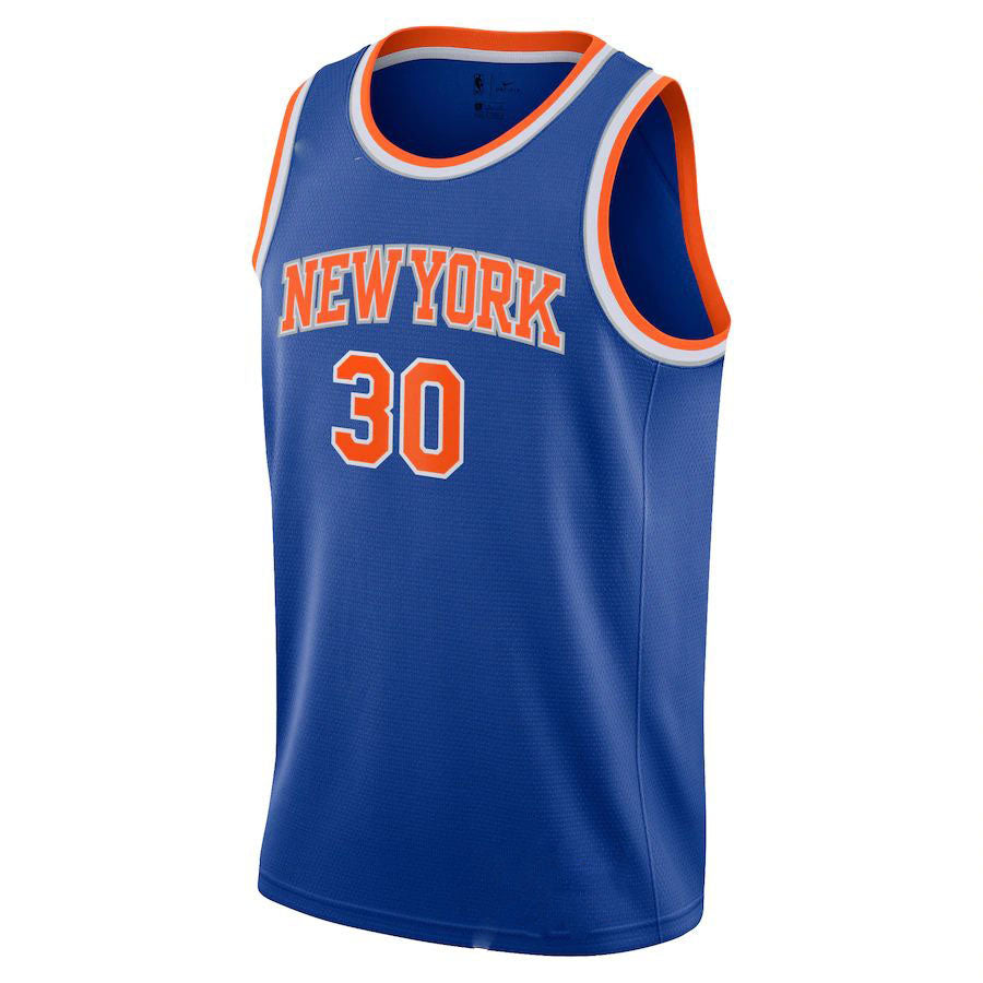 NY.Knicks #30 Julius Randle 2021-22 Swingman Jersey Icon Edition  Blue Stitched American Basketball Jersey UNEC