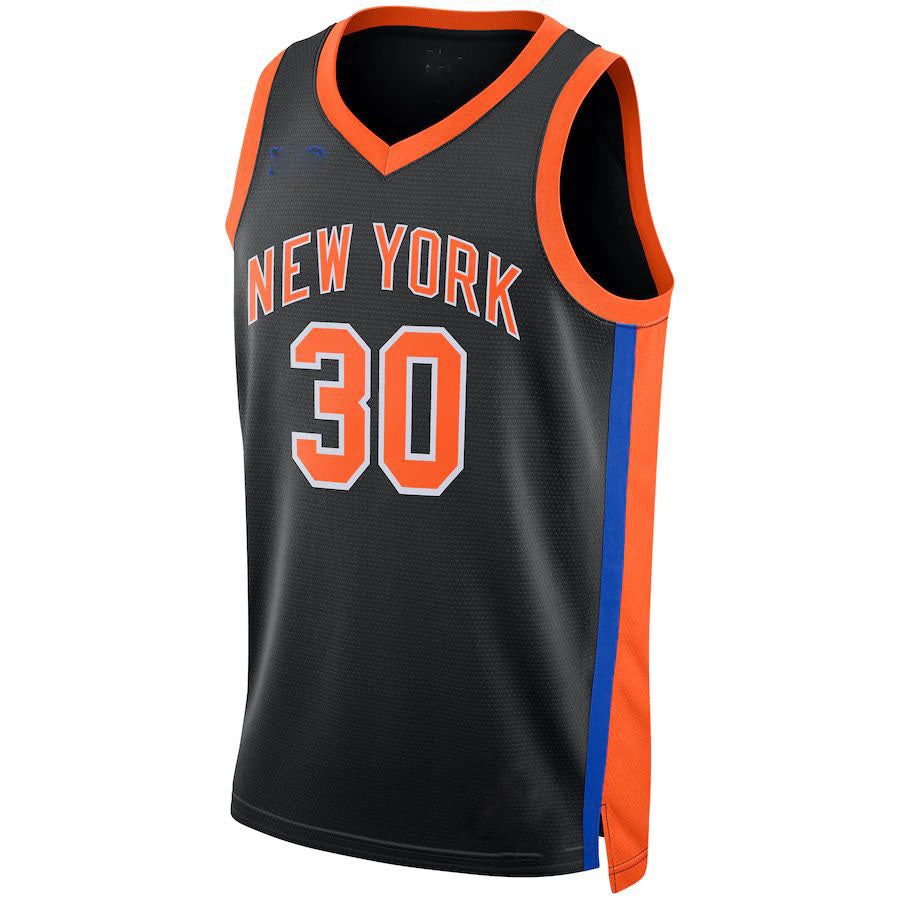 NY.Knicks #30 Julius Randle Unisex 2022-23 Swingman Jersey City Edition Navy Stitched American Basketball Jersey UNEC
