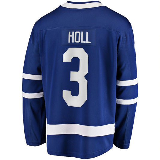 T.Maple Leafs #3 Justin Holl Fanatics Branded Home Breakaway Player Jersey  Blue Stitched American Hockey Jersey UNEC