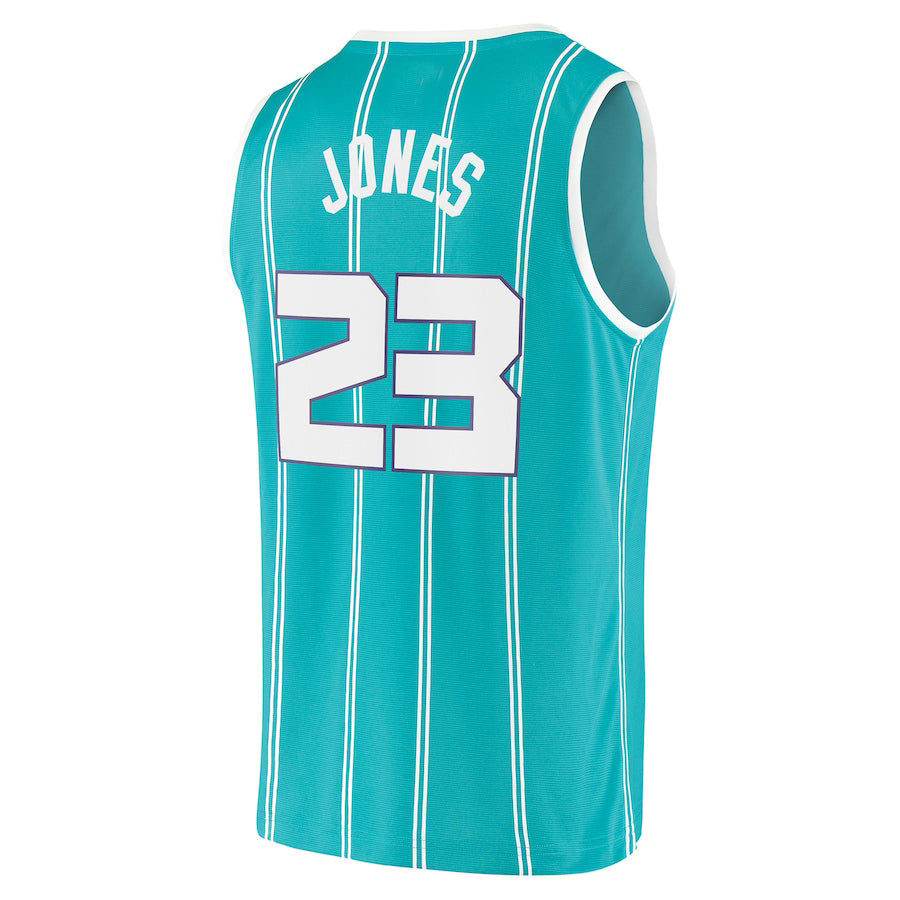 C.Hornets #23 Kai Jones Fanatics Branded 2021-22 Fast Break Replica Jersey Icon Edition Teal Stitched American Basketball Jersey UNEC