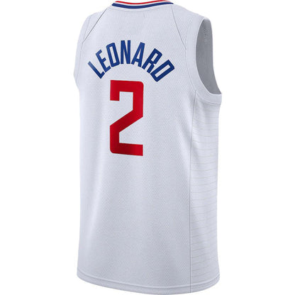 LA.Clippers #2 Kawhi Leonard 2019-2020 Swingman Jersey Association Edition White Stitched American Basketball Jersey UNEC