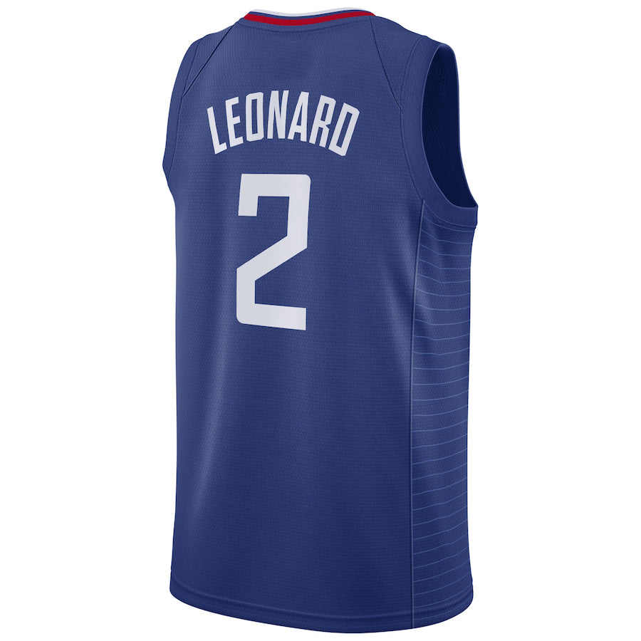 LA.Clippers #2 Kawhi Leonard 2019-20 Swingman Jersey Icon Edition Royal Stitched American Basketball Jersey UNEC