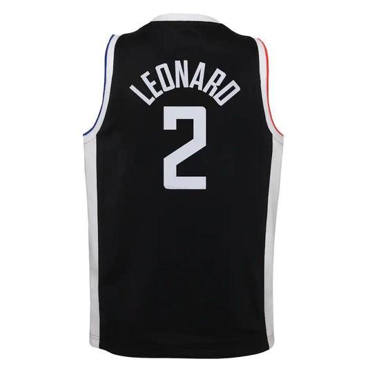 LA.Clippers #2 Kawhi Leonard 2020-21 Swingman Jersey Black Statement Edition Stitched American Basketball Jersey UNEC