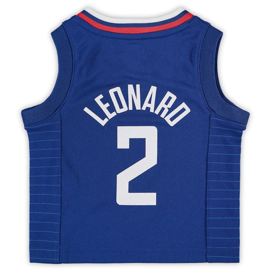 LA.Clippers #2 Kawhi Leonard Infant 2020-21 Jersey Icon Edition Royal Stitched American Basketball Jersey UNEC
