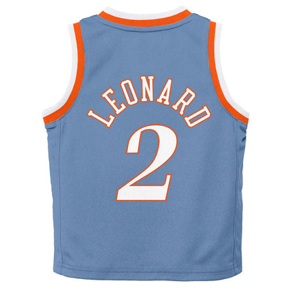 LA.Clippers #2 Kawhi Leonard Toddler 2021-22 City Edition Replica Jersey Light Blue Stitched American Basketball Jersey UNEC