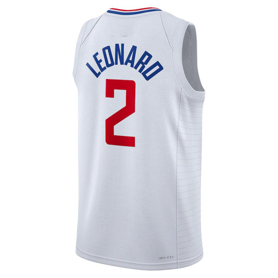 LA.Clippers #2 Kawhi Leonard Unisex 2022-23 Swingman Jersey Association Edition White Stitched American Basketball Jersey UNEC
