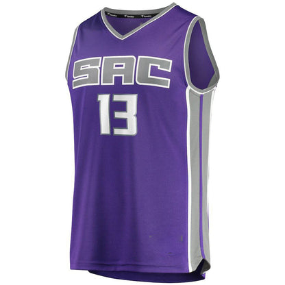 S.Kings #13 Keegan Murray Fanatics Branded Draft First Round Pick Fast Break Replica Player Jersey Icon Edition Purple Stitched American Basketball Jersey UNEC