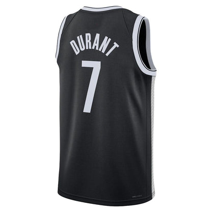 B.Nets #7 Kevin Durant Unisex 2022-23 Swingman Jersey Icon Edition Black Stitched American Basketball Jersey UNEC