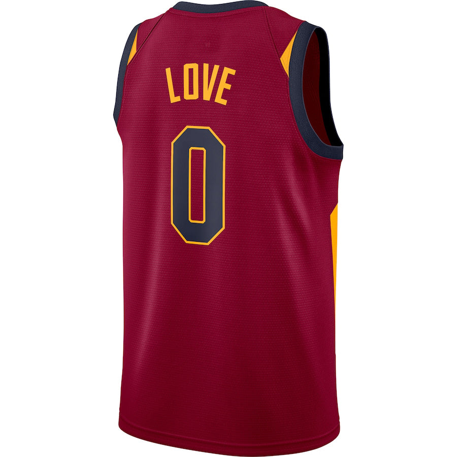 C.Cavaliers #0 Kevin Love Swingman Jersey Maroon Wine Icon Edition Stitched American Basketball Jersey UNEC