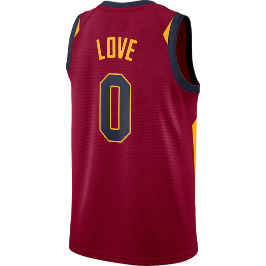 C.Cavaliers #0 Kevin Love Swingman Jersey Maroon Wine Icon Edition Stitched American Basketball Jersey UNEC