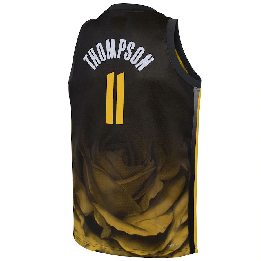 G.State Warriors #11 Klay Thompson 2022-23 Swingman Jersey City Edition Black Stitched American Basketball Jersey UNEC
