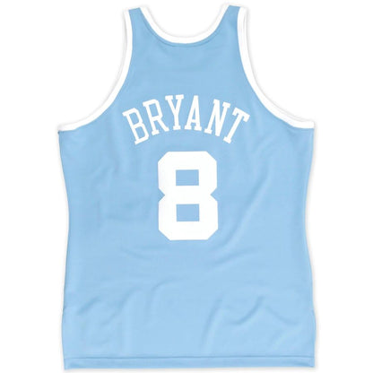 LA.Lakers #8 Kobe Bryant Mitchell & Ness 2004-2005 Authentic Jersey Light Blue Stitched American Basketball Jersey UNEC