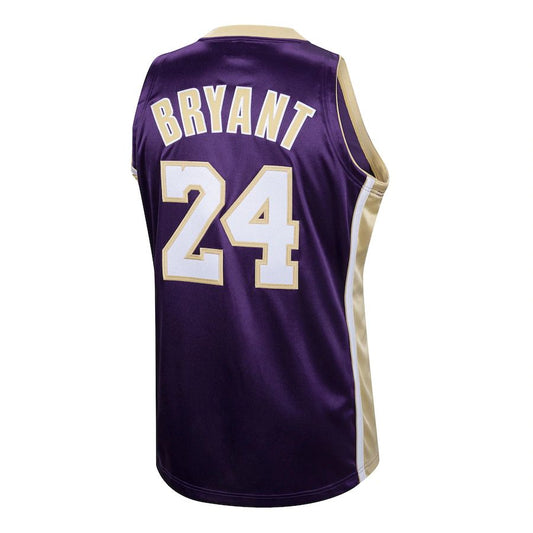 LA.Lakers #24 Kobe Bryant Mitchell & Ness Hall of Fame Class of 2020 Authentic Hardwood Classics Jersey Purple Stitched American Basketball Jersey UNEC