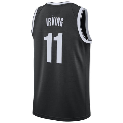 B.Nets #11 Kyrie Irving 2019-20 Swingman Jersey Black Icon Edition Stitched American Basketball Jersey UNEC
