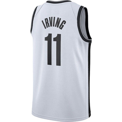 B.Nets #11 Kyrie Irving 2020-21 Swingman Jersey White Association Edition Stitched American Basketball Jersey UNEC