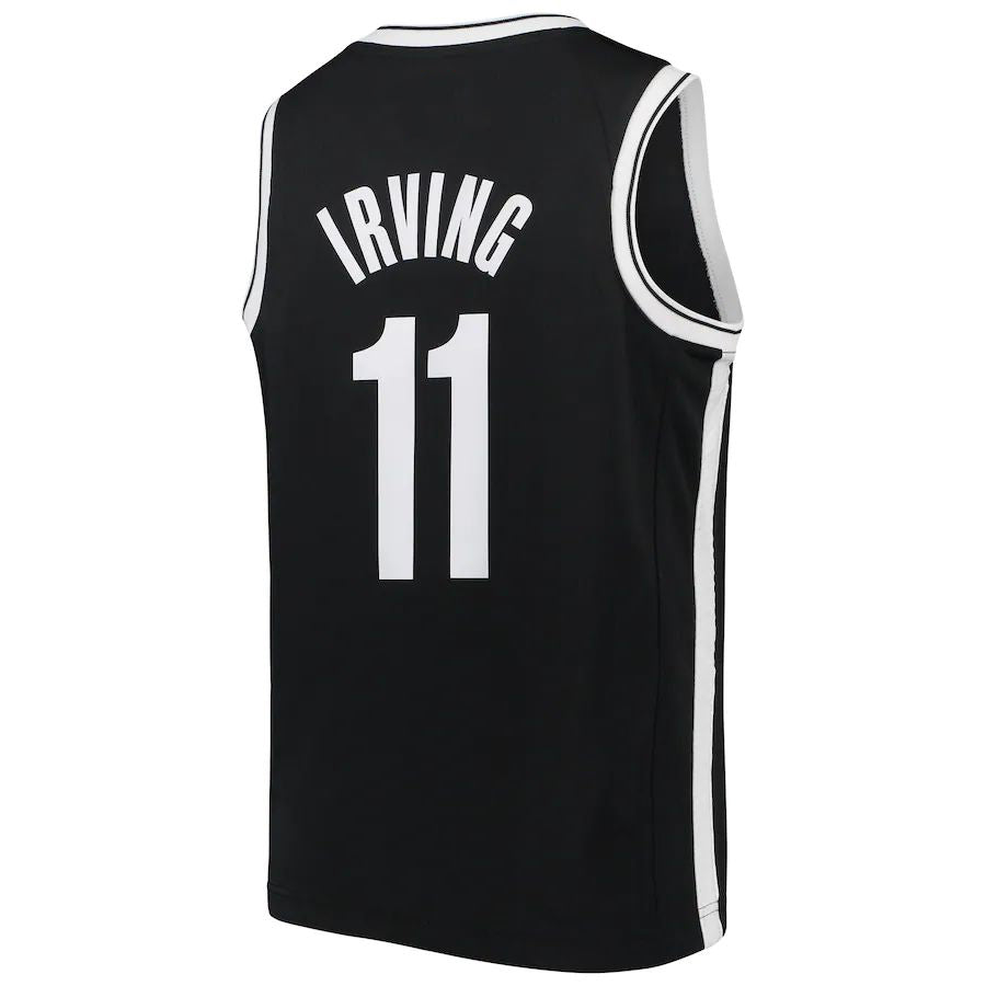 B.Nets #11 Kyrie Irving Swingman Jersey  Icon Edition Black Stitched American Basketball Jersey UNEC