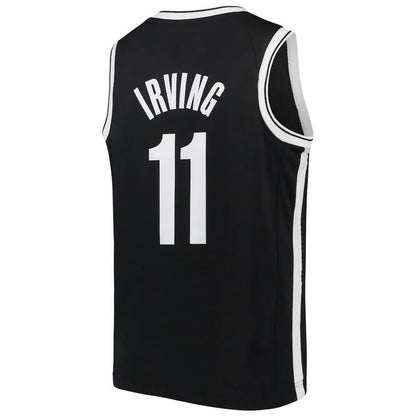 B.Nets #11 Kyrie Irving Swingman Jersey  Icon Edition Black Stitched American Basketball Jersey UNEC