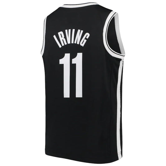B.Nets #11 Kyrie Irving Swingman Jersey  Icon Edition Black Stitched American Basketball Jersey UNEC