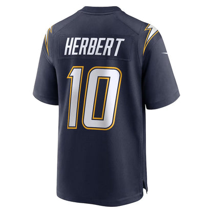 LA.Chargers #10 Justin Herbert Navy Alternate Super Chargers Game Player American Football Jerseys