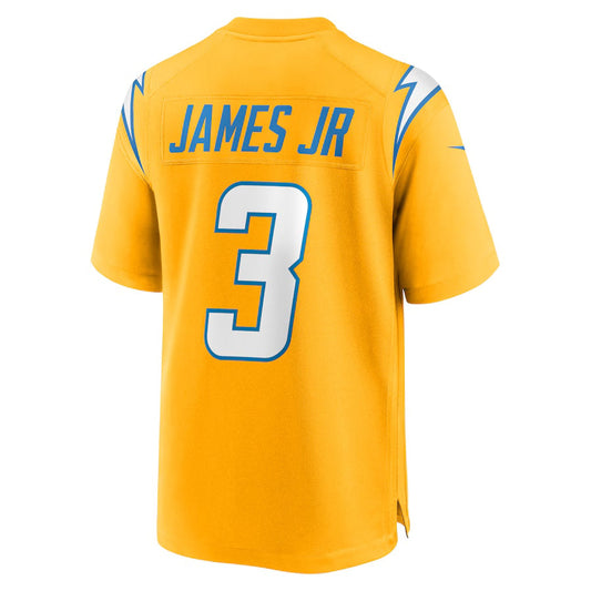 LA.Chargers #3 Derwin James Jr. Gold Alternate Charger Power Game Player Stitched American Football Jerseys