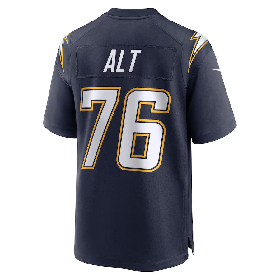LA.Chargers #76 Joe Alt Navy Alternate Super Chargers Game Player American Football Jerseys